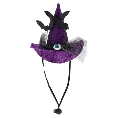 Unique Bargains Halloween Pet Holiday Headdress 5.12"x5.91" Purple 1 Pc