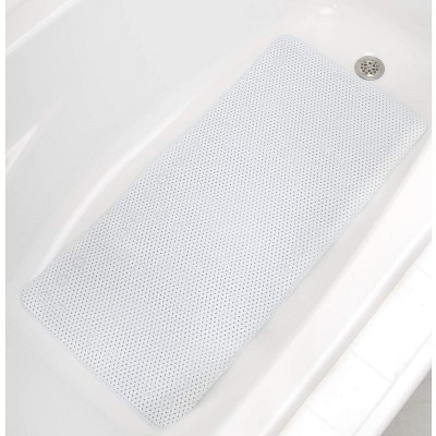 Home Mart Goods White Non-Slip Foam Bathtub Shower Mat With Suction Cups