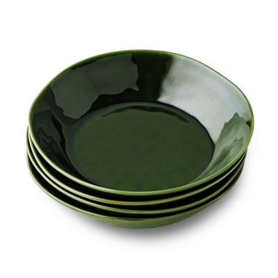 Certified International (Set of 4) 40oz Soup Bowls Verde