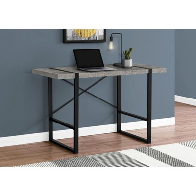 NicBex Home Office Desks 49" Contemporary Desks with Metal Frame Writing Desk Computer Desk Office Desk for Home, Office