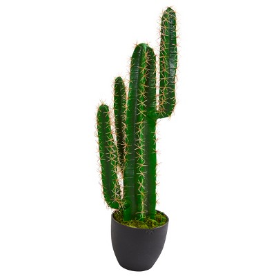 Nearly Natural 2.5-ft Cactus Artificial Plant