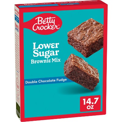 Betty Crocker Lower Sugar Double Chocolate Brownie Mix - 14.7oz