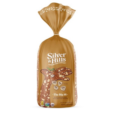 Silver Hills Bakery Vegan The Big 16 Sprouted Grain Bread - 22oz