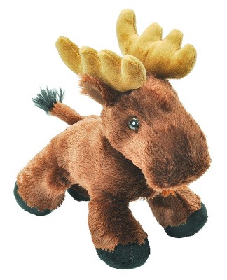Wild Republic Hug'ems Moose Stuffed Animal, 7 Inches