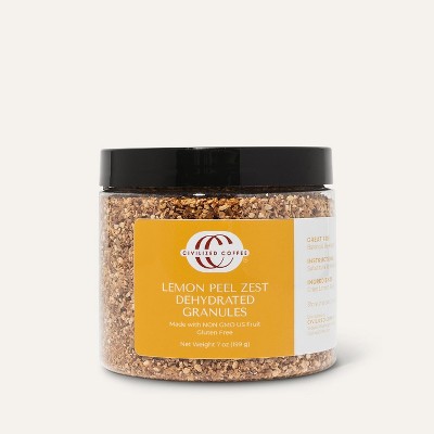 Civilized Coffee Dried Lemon Peel Zest (7 oz)