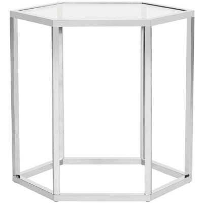 Teagan End Table - MMT6002A - Chrome - Safavieh