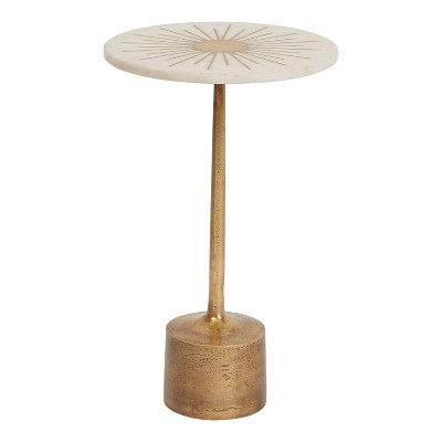 Storied Home Luxe Martini Table Gold