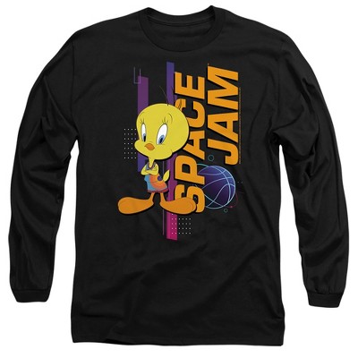 Men’s Space Jam 2 Tweety Standing Long Sleeve T-Shirt