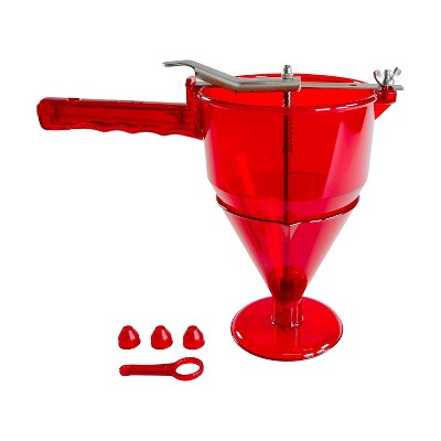 Fat Daddio's Confectionery Funnel, 1 Liter, Red