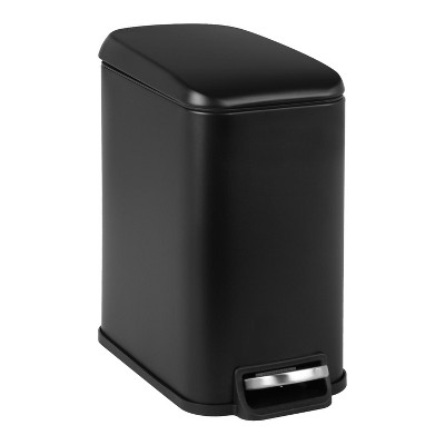BestMassage 1.3 Gallon Trash Can Stainless Steel Garbage Can with Removable Inner Bucket Foot Pedal and Odor Control Kitchen Waste Bin