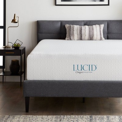 Lucid Comfort Collection SureCool 14" Gel Memory Foam Mattress