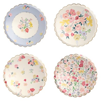 Meri Meri English Garden Dinner Plates (Pack of 8)
