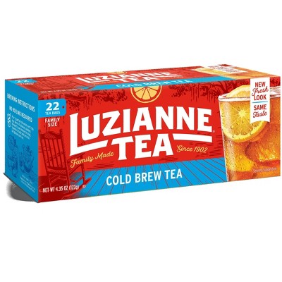 Luzianne Cold Brew Iced Tea, 22 Count, 4.35 oz