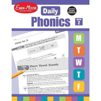 Daily Phonics, Grade 2 Teacher Edition - by  Evan-Moor Educational Publishers (Paperback)