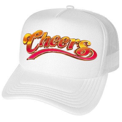 Cheers Cheers Bright Logo Foam Trucker Cap White