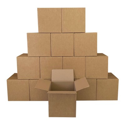 UOFFICE Bundle of 5 Heavy-Duty Corrugated Boxes 22" x 22" x 22" 275lb. Cube Shipping Boxes