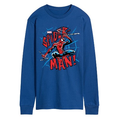Men's - Marvel - Spider-man Ink Long Sleeve Graphic T-Shirt