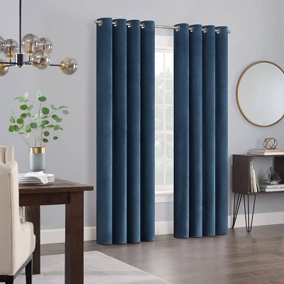 Eclipse Aurelia Velvet Room Darkening Noise Reduction Windows