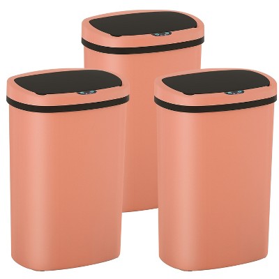 BestMassage 13 Gallon Trash Can Modern Touchless Garbage Can Kitchen Waste Bin with Large Capacity Waterproof Odor Control