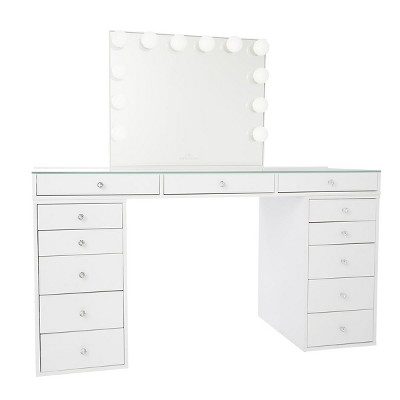 Impressions Vanity SlayStation® Pro 2.0 Tabletop + Vanity Mirror + 5 Drawer Units Bundle