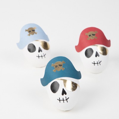 Meri Meri Pirate Skulls Surprise Balls (Pack of 3)