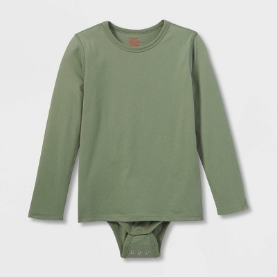 Kids' Adaptive Long Sleeve Bodysuit with Abdominal Access - Cat & Jack™