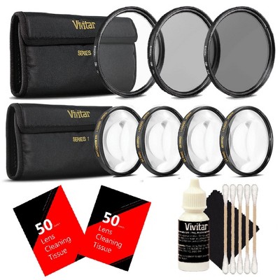 Vivitar 52mm Macro Close Up Kit with Deluxe Accessory Kit for NIKON D