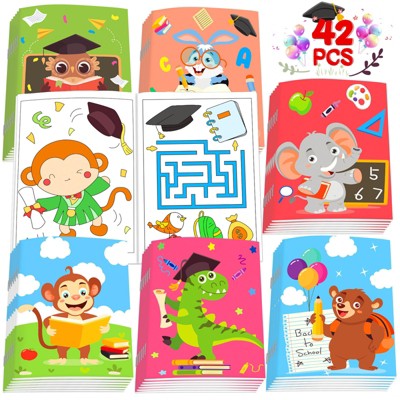 42 Pack Graduation Maze Puzzle Book Waterproof & Tear-Resistant Pages, Multi-Level Challenges for Teens & Adults, Fun & Educational Brain Teaser Gift