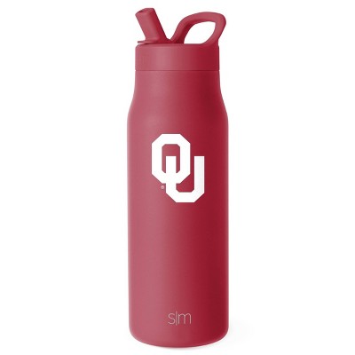 NCAA Oklahoma Sooners Simple Modern Mesa Stainless Water Bottle - 34oz