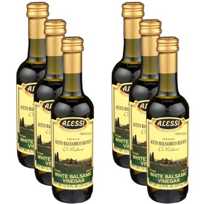 Alessi White Balsamic Vinegar - Case of 6 - 12.75 fl oz