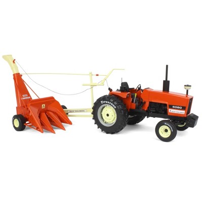 Spec Cast 1/16 Firestone Series Allis Chalmers 6080 with 782 3-Row Corn Forage Harvester Cust-2099