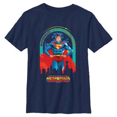 Boys Superman City of Tomorrow T Shirt