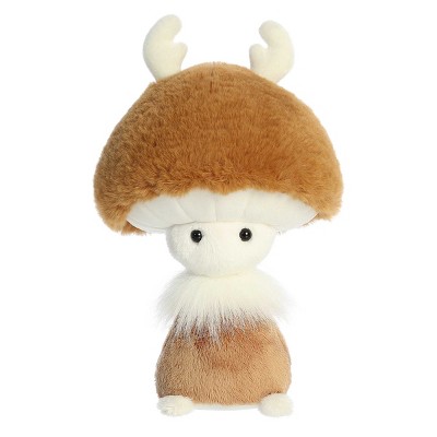 Aurora Small Holiday Fungi Friends Festive Stuffed Animal Reindeer 10"