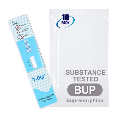 Mintegrity [10pk] - Buprenorphine (BUP) Single Panel Drug Tests Card, Single Panel BUP Screen Urine Drug Test Card | MT-WDBU-114