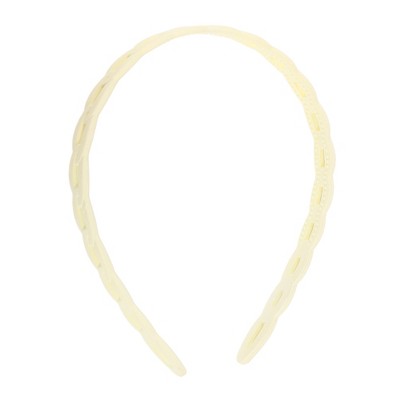 Unique Bargains Women's Classic Elegant Frosted Chain Hairband 5.51"x4.72" 1 Pc