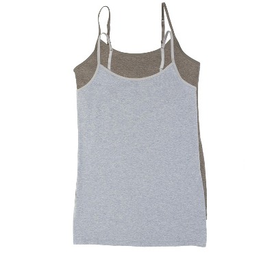 Felina Women's Organic Cotton Stretch Camisole 2-Pack