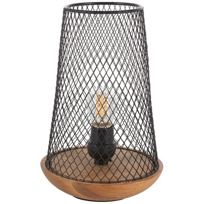 Haynes Table Lamp - 10 Inch Height - TBL3003 - Black/Natural - Safavieh