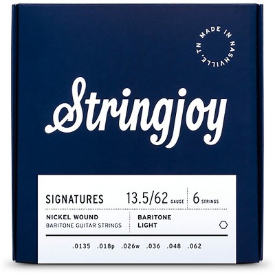 Stringjoy Signatures Baritone Nickel Wound Electric Guitar Strings
