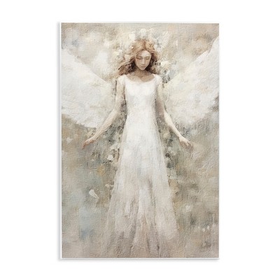 Stupell Industries Soft Abstract Angel Wall Plaque Art