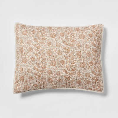 Printed Voile Tonal Floral Quilt Sham - Threshold™