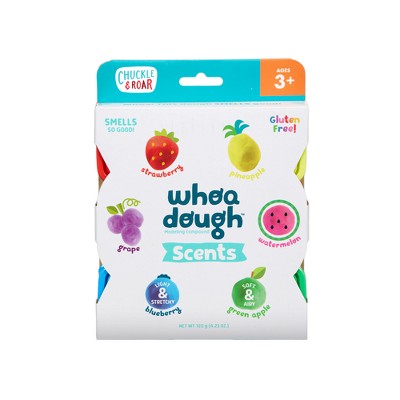 Chuckle & Roar Whoa Dough Scents - Air Dry Clay: Fine Motor Skills, 6 Pieces, 120g Modeling Dough