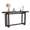 Grungis Narrow Console Table with Saving Design,Rectangular Entryway Table with Wood Grain Design,Console Table for Living Room - 3 of 4