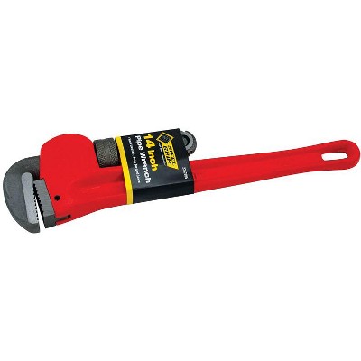 Steel Grip Pipe Wrench 14 in. L 1 pc