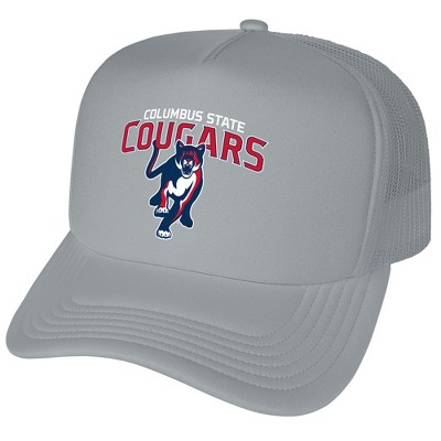 Columbus State University Primary Logo Foam Trucker Cap Grey Os