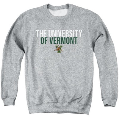 University of Vermont Official Stacked Adult Crewneck Sweatshirt