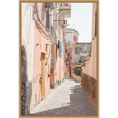 Amanti Art Procida Alleys by Henrike Schenk Framed Canvas Wall Art