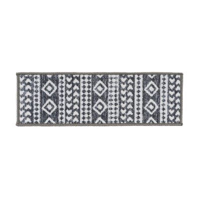 World Rug Gallery Geometric Bohemian Non-Slip Stair Treads