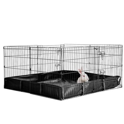 Aivituvin Portable Pet Playpen| Small Pet Playpen with Floor-AIR71