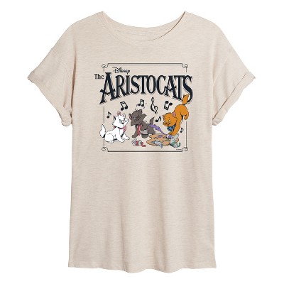 Women's - Disney - The Aristocats Oversized Graphic T-Shirt