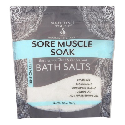 Soothing Touch Tension Relief Sore Muscle Soak Bath Salts - 32 oz